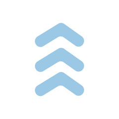 Obraz premium down direction logo icon illustration flat