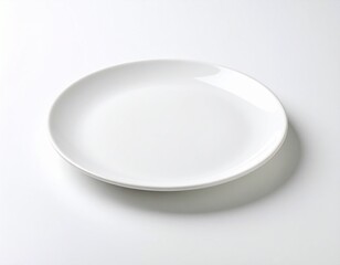 White Ceramic Plate