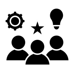 Group Activity  Icon Element For Design
