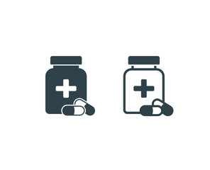Bottle of Dietary Supplements, Dietary Supplements jar