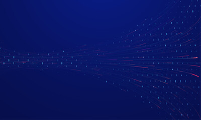 Abstract big data code representation. Modern high-tech data background. Graphic concept for your design