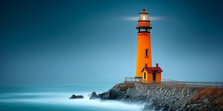 Lighthouse Ocean Travel Nature Coast Beacon Seascape Navigation Water
