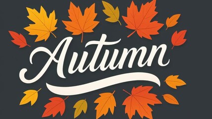 Autumn leaf colors orange and yellow bring warm fall season vibes perfect nature scene for seasonal online shop promotion design - Powered by Adobe