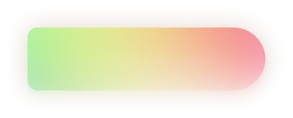 Gradient Neon Rounded Rectangle Button Icon &ndash; Multicolor Shape With Soft Glow For Web And App Interface, UI UX Design Element, Colorful Call To Action Graphic For Digital Projects