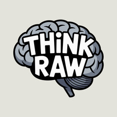 Creative Illustration Featuring a Brain with the Bold Phrase 
