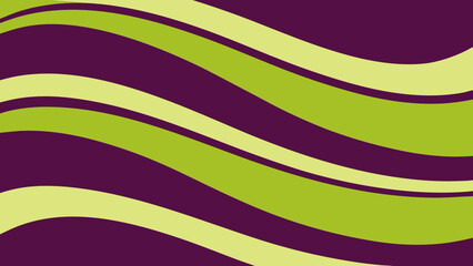 Purple and Green Wavy Stripes Background abstract pattern