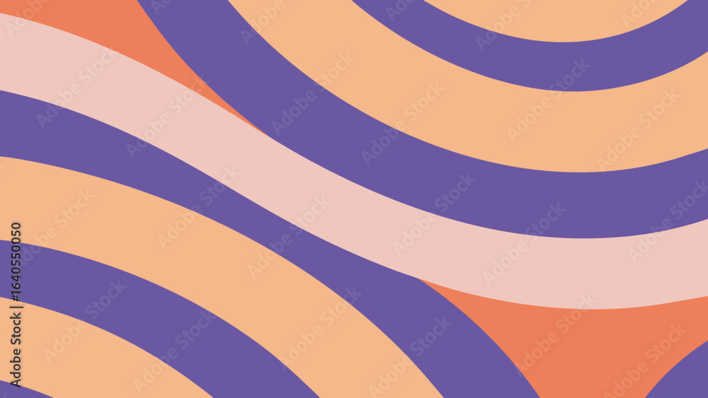 Poster retro wavy stripe pattern background abstract stripes