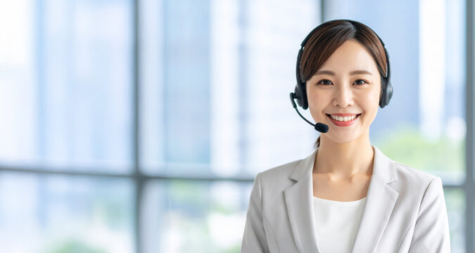 オンライン会議をする女性 - Powered by Adobe