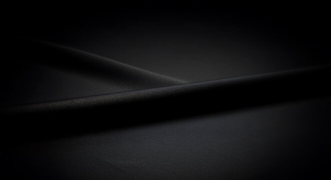 Elegant black fabric texture ideal for modern backgrounds and design projects with a touch of sophistication