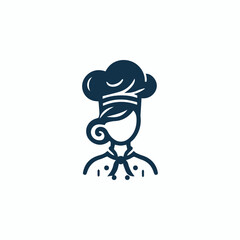 Pastry Chef Women Logo