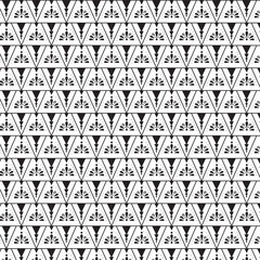 Abstract Seamless Pattern with Gradient Geometric Shapes. 
