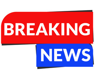 Eye-Catching Breaking News Alert Bar Design with Large Font Headlines for Real-Time Event Coverage