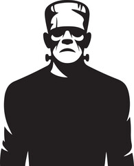 Frankenstein monster silhouette vector illustration design © Masud