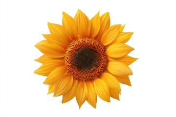 Fototapeta premium Close-up of a vibrant yellow sunflower