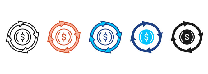 Sales Icon Set Multiple Style Collection