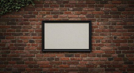 Blank wooden A-frame chalkboard sign mockup on a stone pavement outside a quaint pub. Advertising concept for a restaurant or cafe menu.