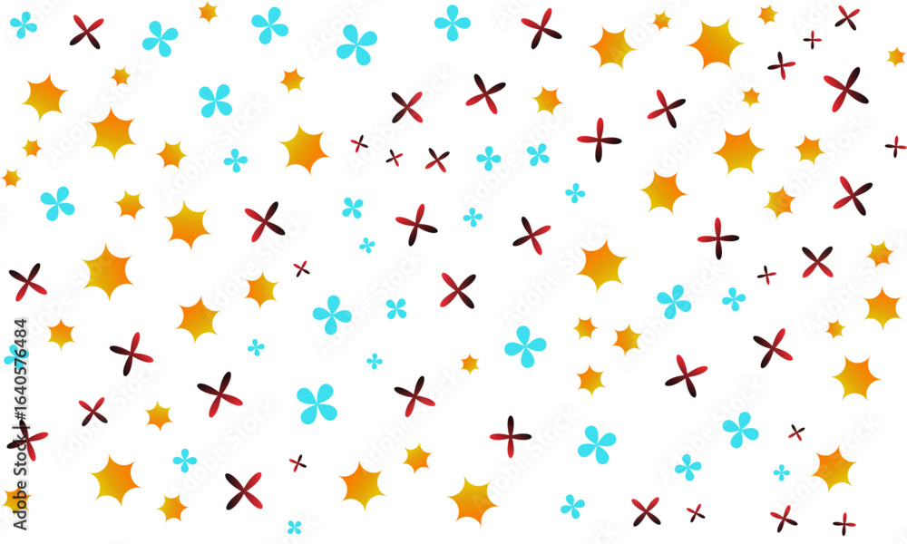 Poster colorful abstract background: a visually captivating abstract design composed of various shapes and 