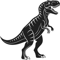 Fototapeta premium vector illustration of a dinosaur