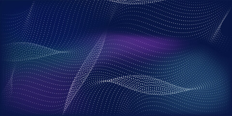 Modern light point Hi-tech digital technology concept. dot art good