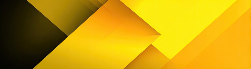 Abstract geometric shapes in shades of yellow and black