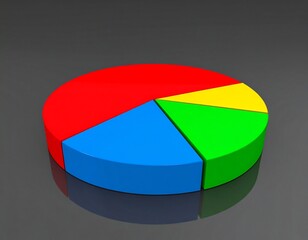 Obraz premium colorful pie chart