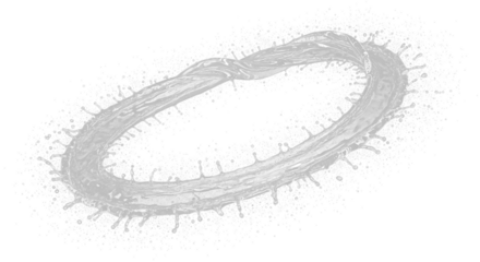 Isolated black and white drawing of a heart, brush, and pencil