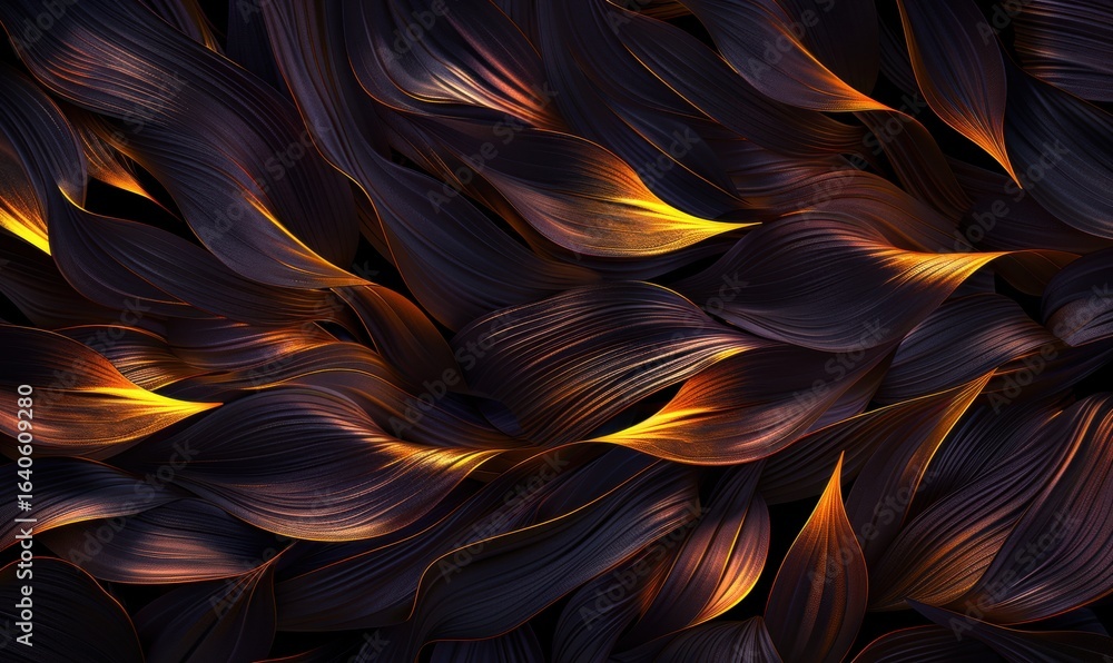 Poster abstract fluid pattern with flowing lines and warm tones for backgrounds