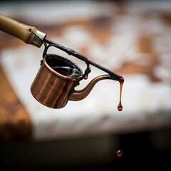 Batik Canting with Hot Wax