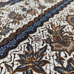 detail of a batik