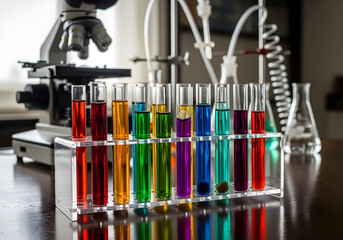 laboratory test tubes