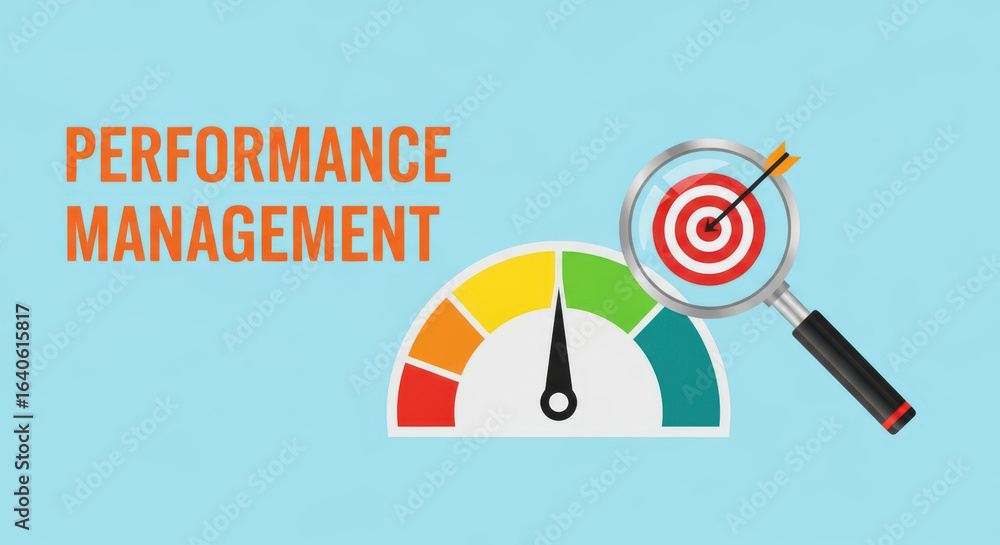 Poster elevate business performance management with strategic goal setting and targeted analysis for enhanc