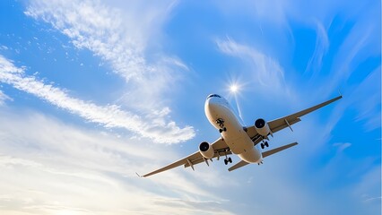 Fototapeta premium Airplane in the sky