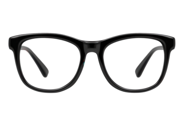 Classic black rimmed eyeglasses featuring a sleek design for stylish vision correction suitable for various occasions and settings at any time of the day