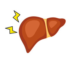 liver hepatitis virus infection concept