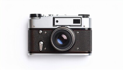 old photo camera isolated