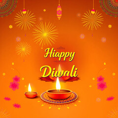 illustation of Diwali festival of lights tradition Diya oil lamps against dark background illustation of Diwali festival of lights tradition Diya oil lamps against dark background
