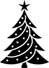 abstract christmas tree