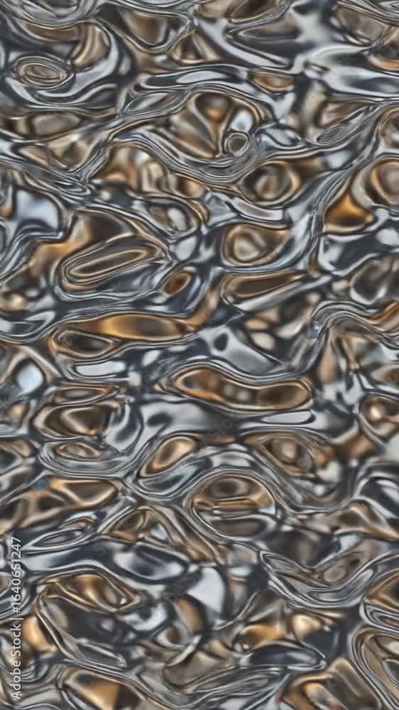 Aufkleber abstract metallic background with silver and gold texture surface with molten effects and shiny art 