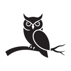 vector illustration of a owl