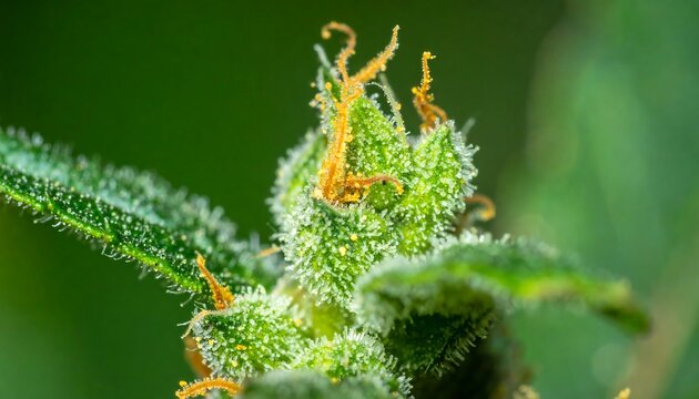 Close-up of cannabis bud