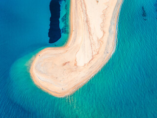 Beach on Possidi Cape on Kassandra peninsula, Halkidiki (Chalkidiki) in Greece