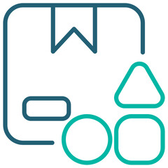 Goods Outline Blue Icon