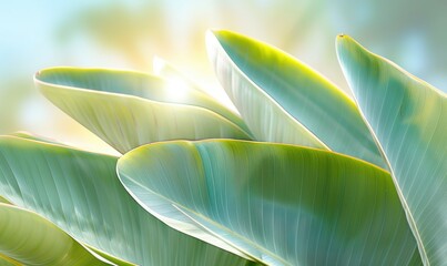 Vibrant green leaves macro shot detailed plant life fresh foliage growth
