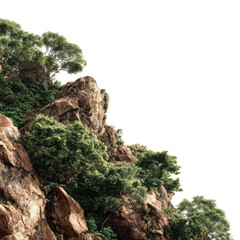 Rocky outcrop with greenery (1)