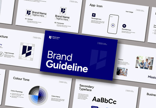Minimal Brand Guideline Presentation Template