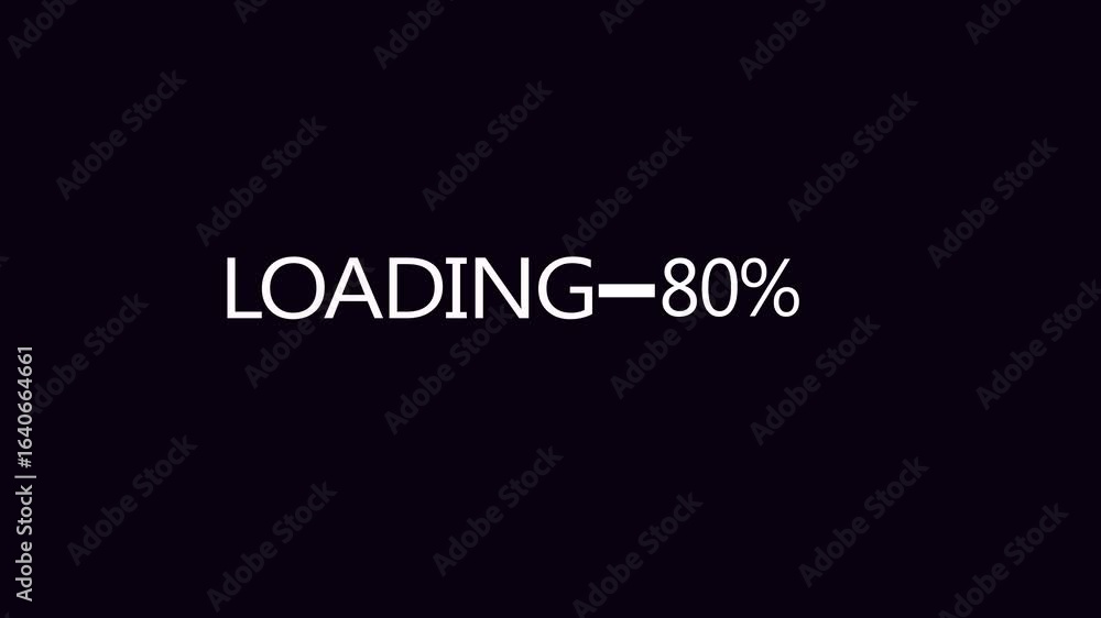 Poster animated fifteen percent progress bar. loading process for website, app, and game interfaces. loadin