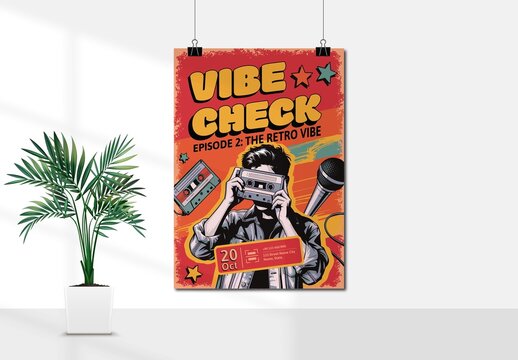 Music Event Poster Layout Design