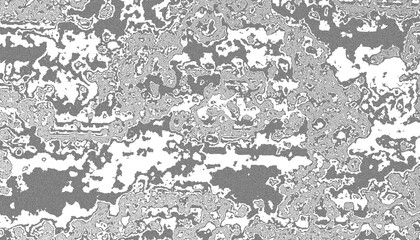 Glitch distorted grunge layer . Noise destroyed texture . Trendy defect error shapes . Overlay grunge texture . Distressed effect . Abstract shapes with dissolve