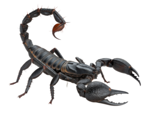 scorpion halloween isolated on white background