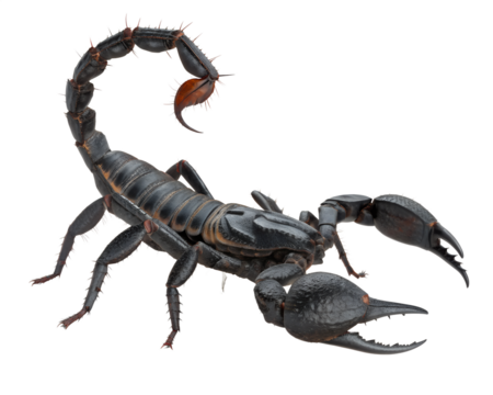 scorpion halloween isolated on white background